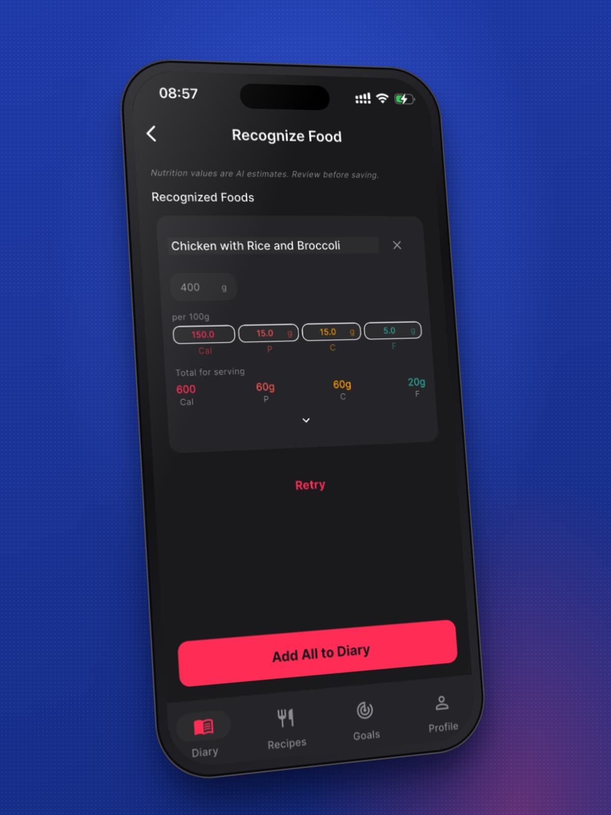 Recognising food with AI